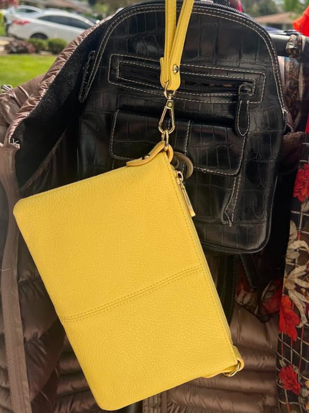 Yellow Purse Clutch